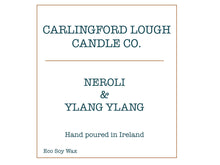 Load image into Gallery viewer, Neroli &amp; Ylang Ylang luxury scented soy candle

